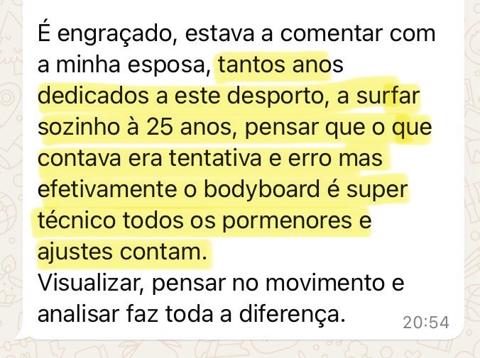 Depoimentos reais enviados por alunos